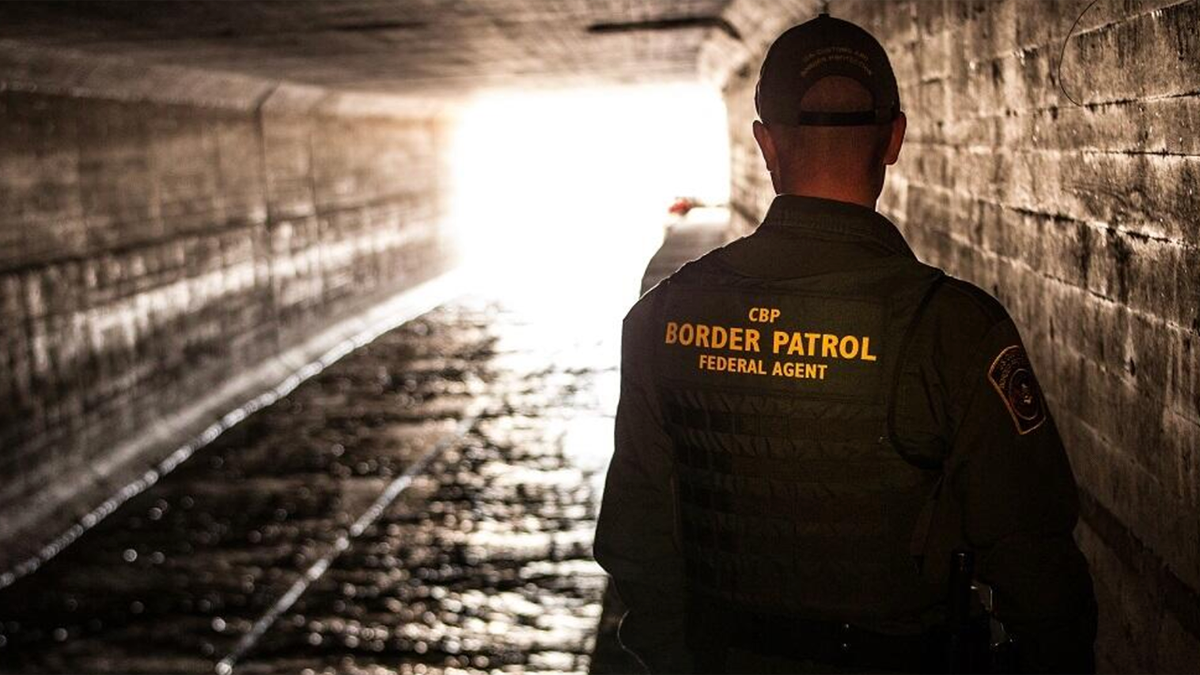 A U.S. Customs and Border Protection agent.