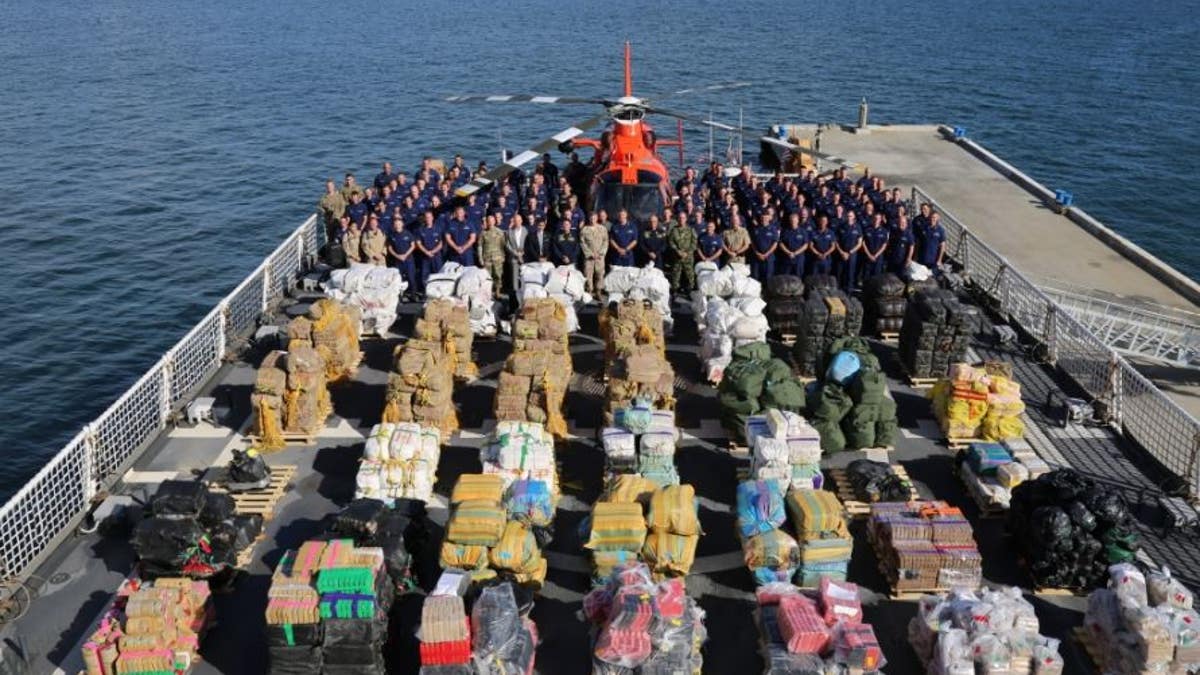 The Coast Guard cutter James seized hundreds of millions of dollars worth of drugs last year. 