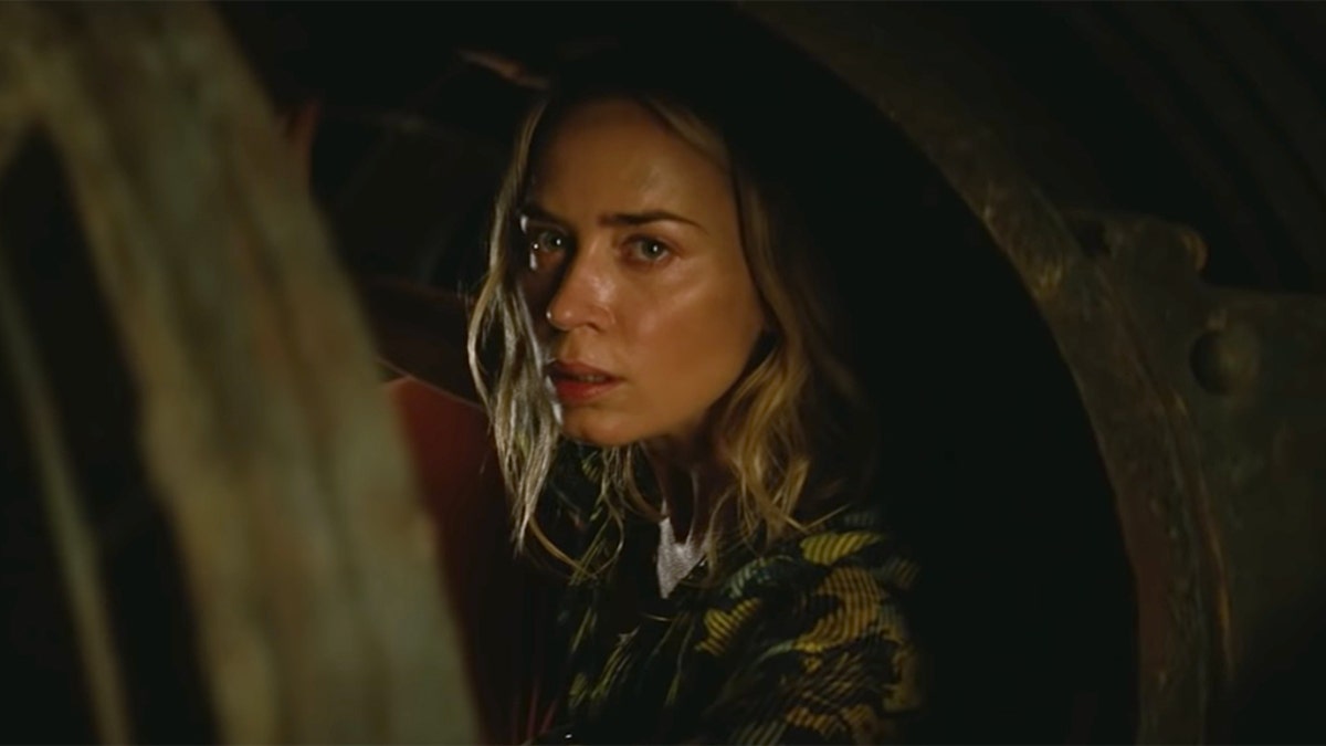 Emily Blunt worked with her husband, John Krasinski, for the first time on the hit horror movie 'A Quiet Place.'?