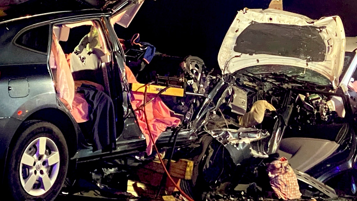 The crash happened shortly after 2 a.m. in Liberty County, Ga., in the northbound lanes of Interstate 95.