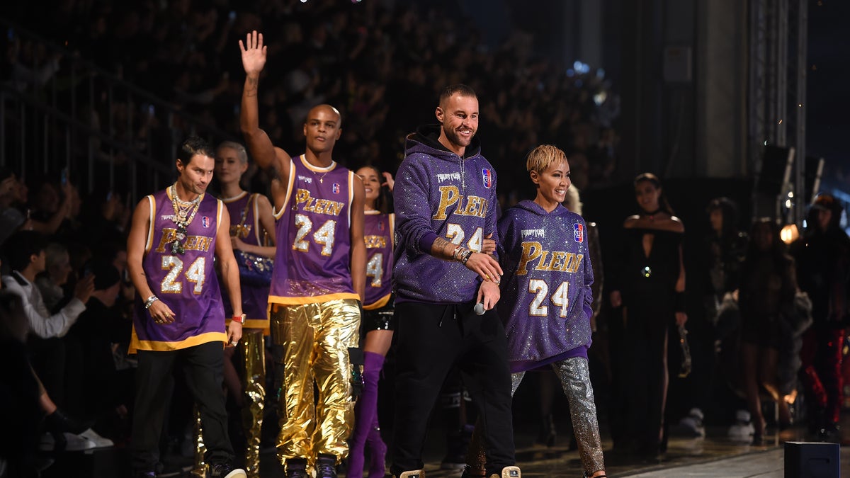 Fashion designer criticized over bedazzled Kobe Bryant jerseys