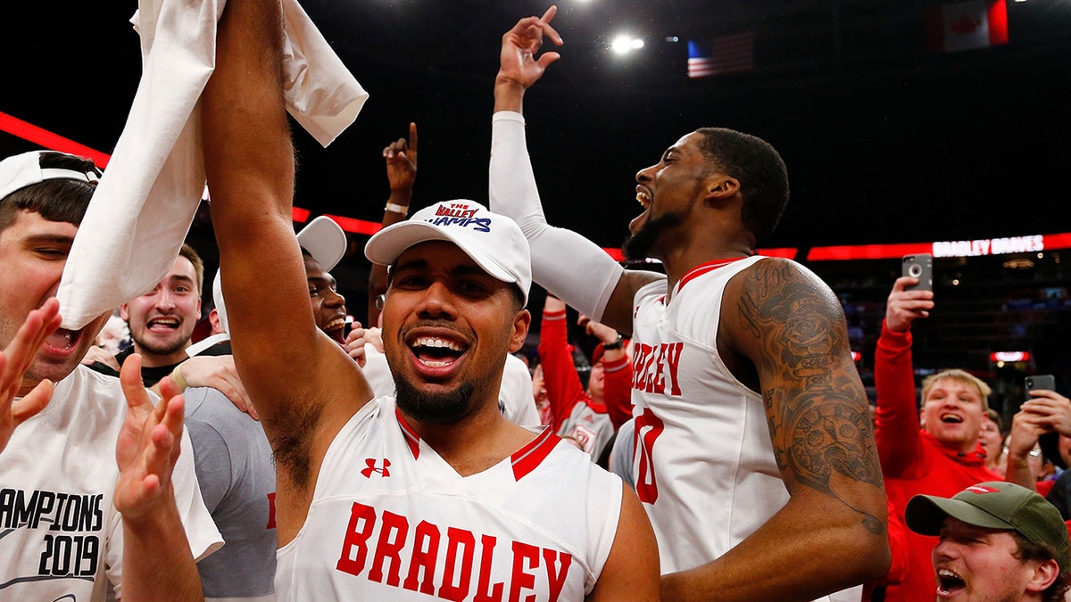 Bradley beat Northern Iowa for the MVC title in 2019. (Photo by Dilip Vishwanat/Getty Images)