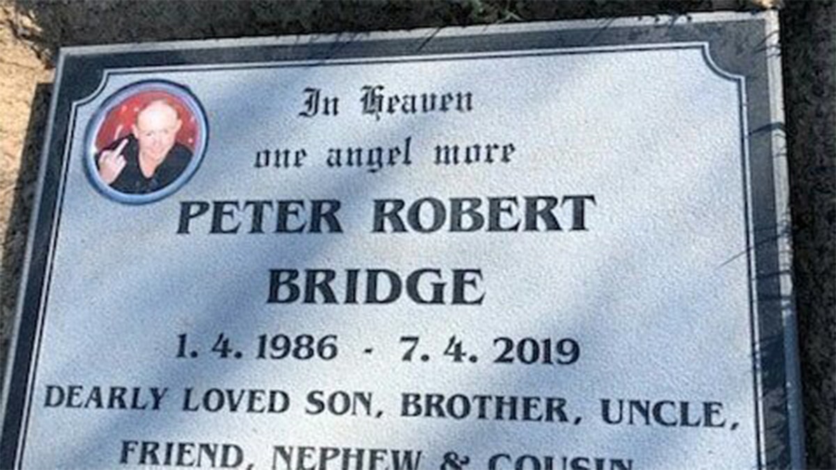 Peter Bridge, 33, died on April 4 last year after succumbing to a life-long battle with cystic fibrosis.