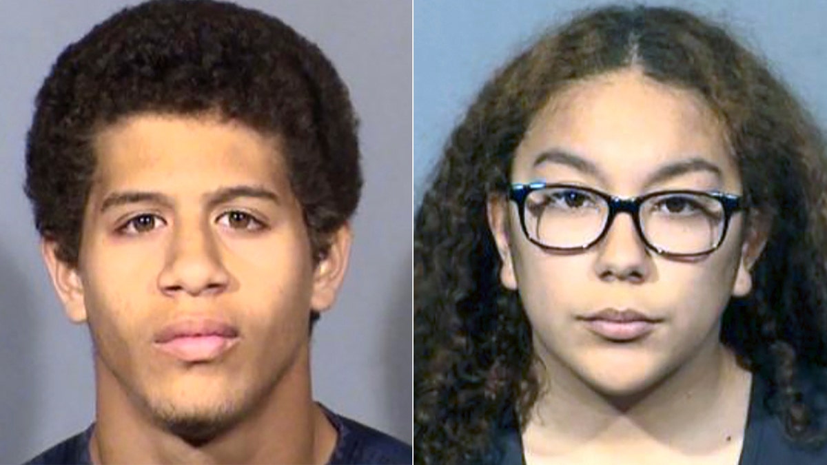 Mugshots for Anthony McCloud, 18, Jordan Guzman, 20.