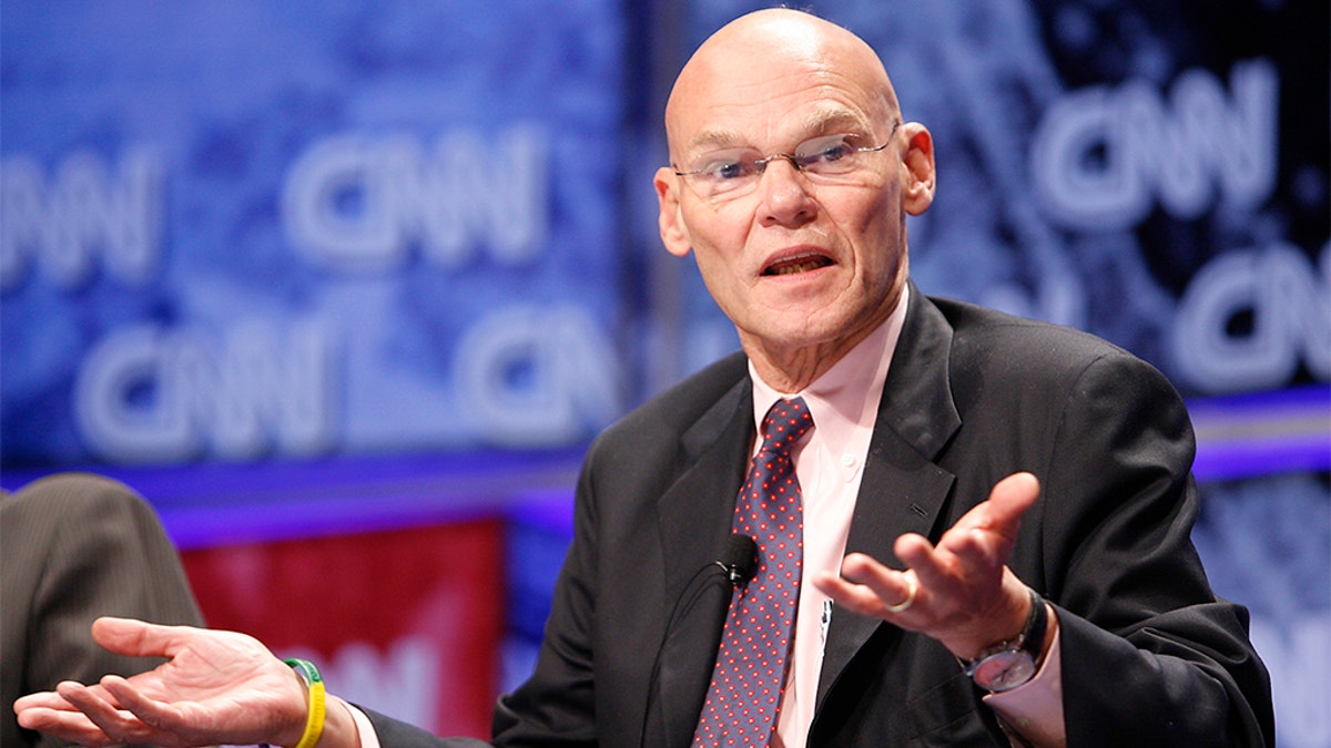 James Carville at the CNN Election Breakfast 2007 at Gotham Hall on October 16, 2007 in New York City. (Photo by Mark Von Holden/WireImage)