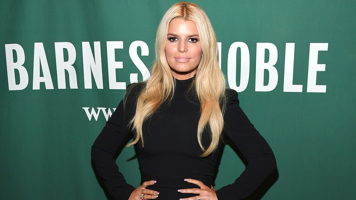 Jessica Simpson signs copies of her new book "Open Book" at Barnes &amp; Noble Union Square on February 4.
