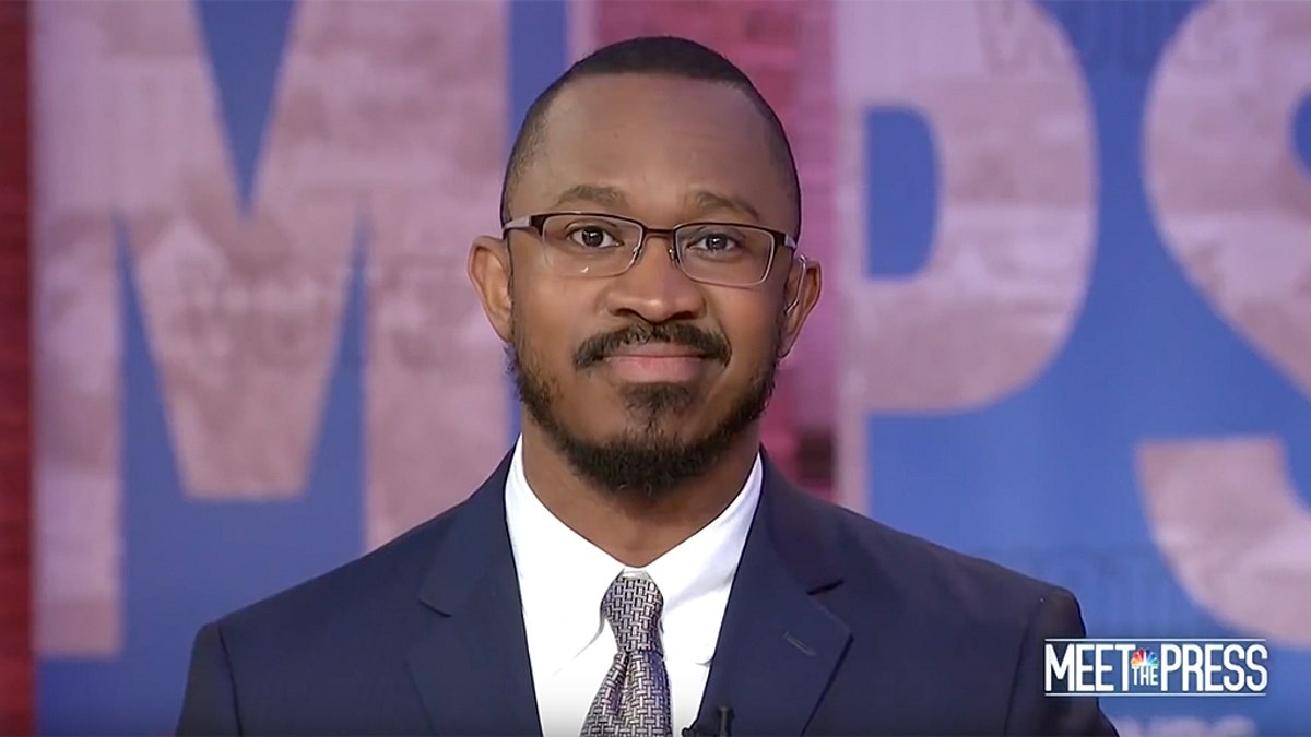 MSNBC anchor Joshua Johnson urged media not to influence Democratic primary voters on Sunday during “Meet the Press.”