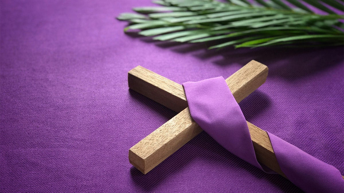 Lent season cross