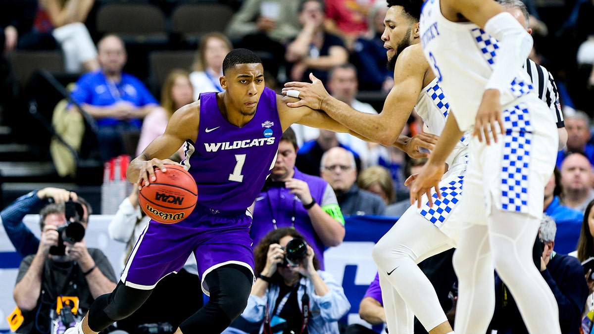 Jaren Lewis and Abilene Christian won their first Southland title in 2019. (Photo by Matt Marriott/NCAA Photos via Getty Images)