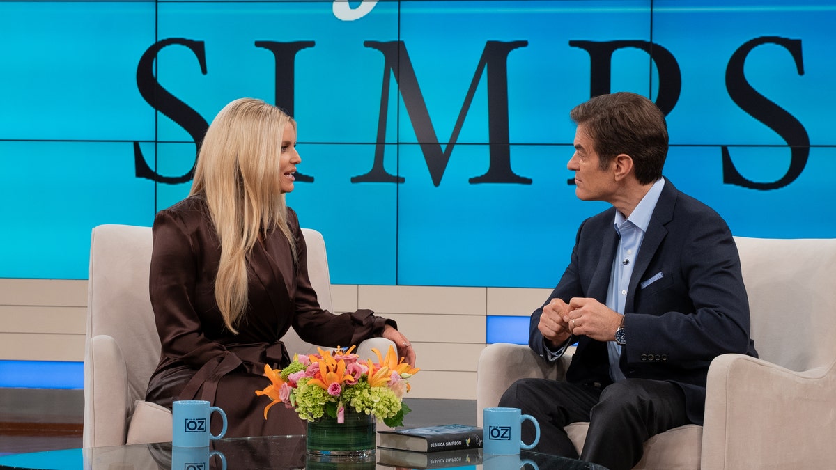 Jessica Simpson appears on 'The Dr. Oz Show' and discusses her memoir, 'Open Book.'