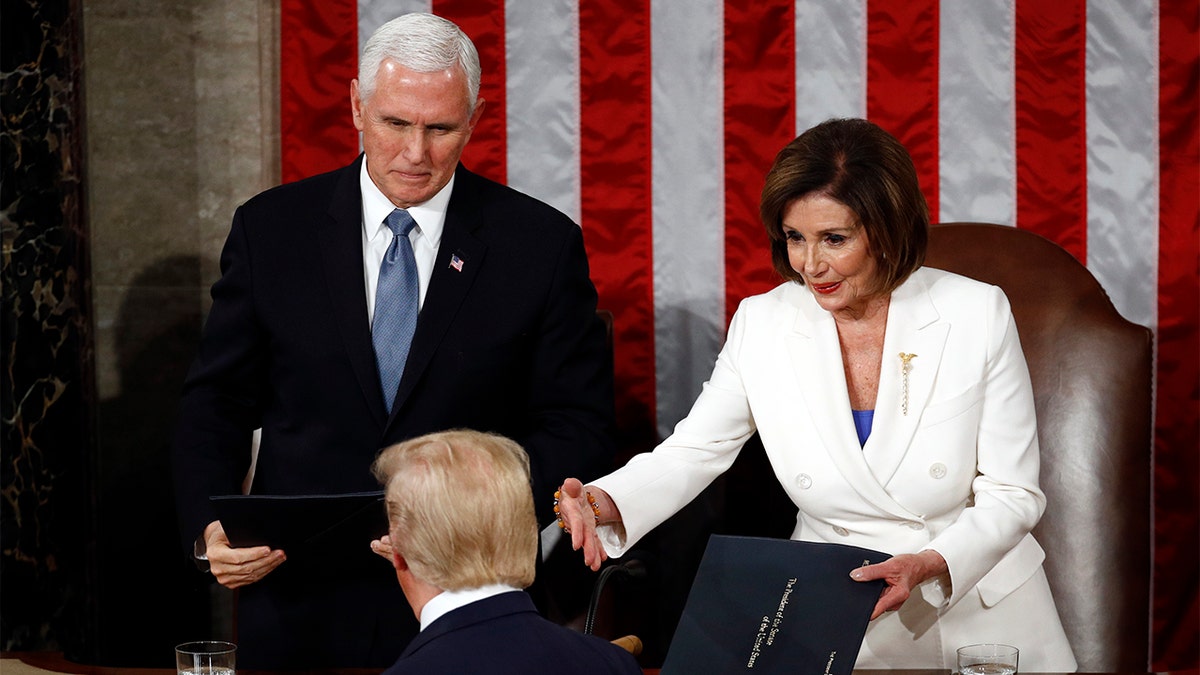 Nancy Pelosi ripped Trump's state of the union address