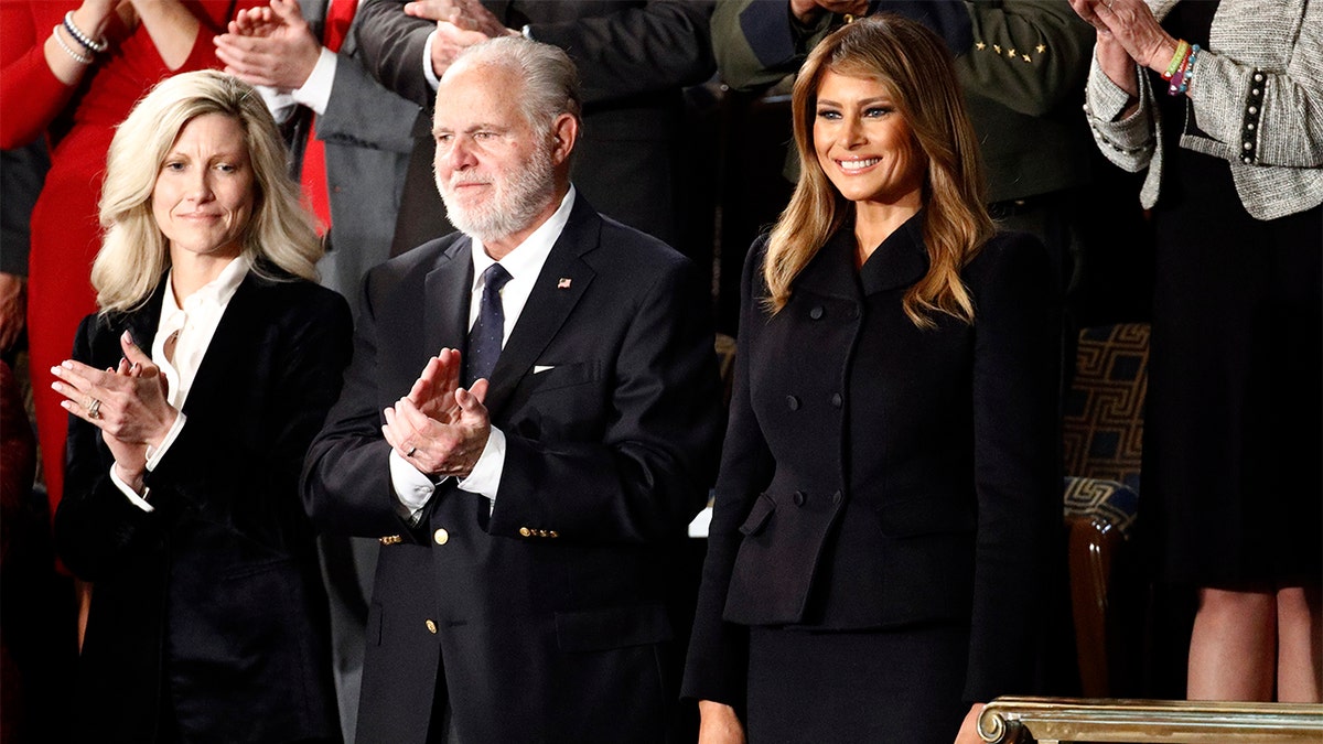 First lady Melania Trump gave Rush Limbaugh his Presidential Medal of Freedom at the 2020 State of the Union address.