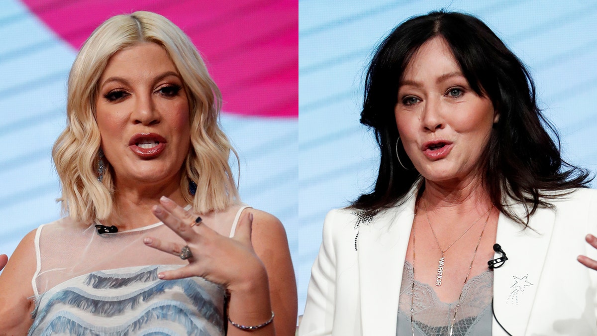 Tori Spelling broke her silence on Shannen Doherty's cancer diagnosis on Tuesday.