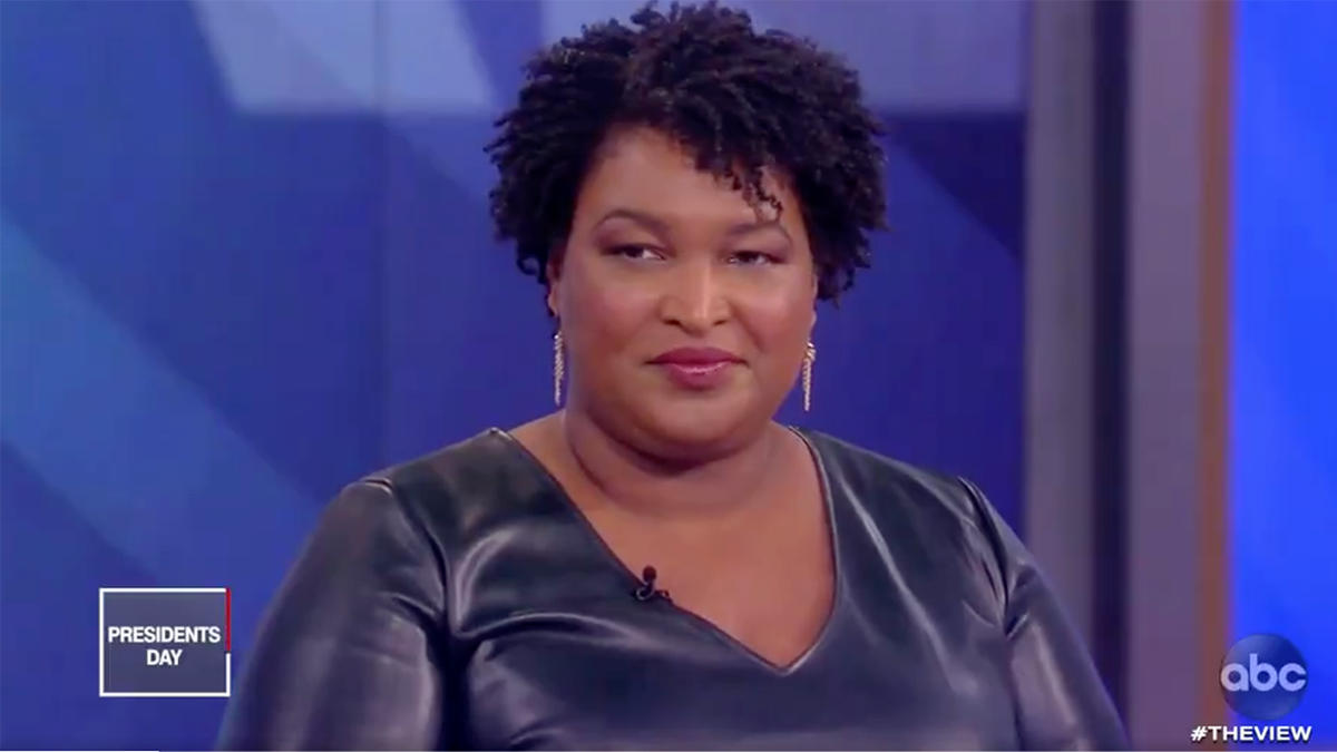 Stacey Abrams said she would be honored to serve as vice president but eventually wants the top job.