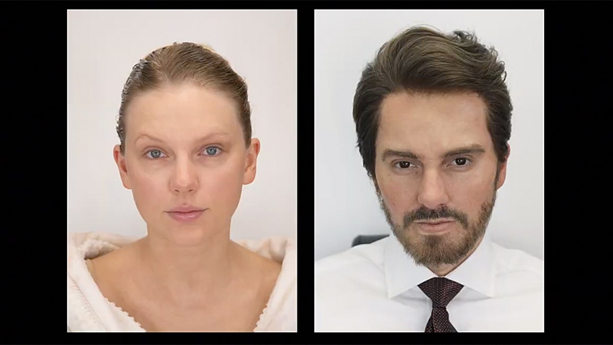 Taylor Swift underwent a prosthetic transformation for "The Man."