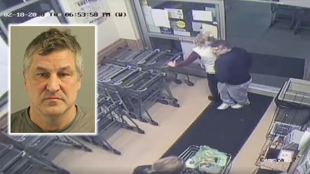 Thomas Bryon Stemen, 51, was arrested Tuesday and charged with first and second-degree assault and reckless endangerment after police allege he attacked a woman outside a grocery store on February 18.