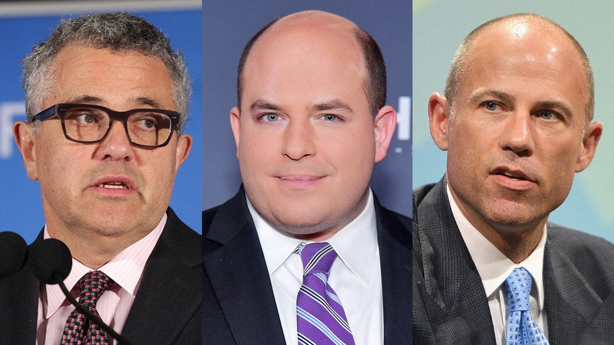 CNN pundits Jeffrey Toobin and Brian Stelter discussed their role in turning Michael Avenatti into a household name.