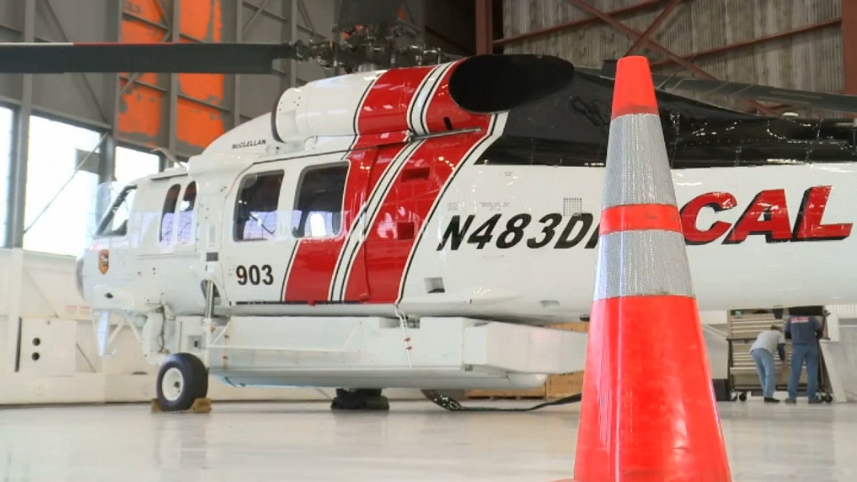 Helicopter for Cal Fire rescues