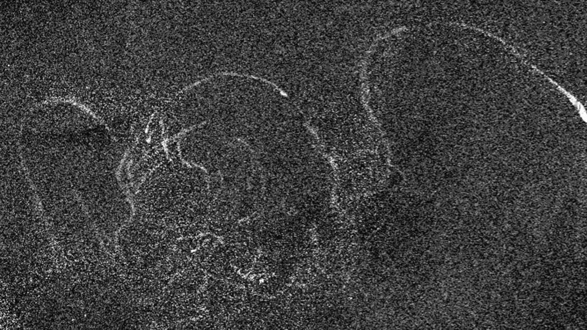 The original Infant Christ and winged angel, mapped by scanning for zinc using MA-XRF. (Credit: Imperial College London)