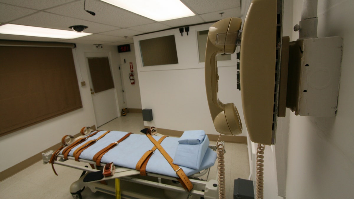 An execution chamber used in Florida. (Florida Department of Corrections)