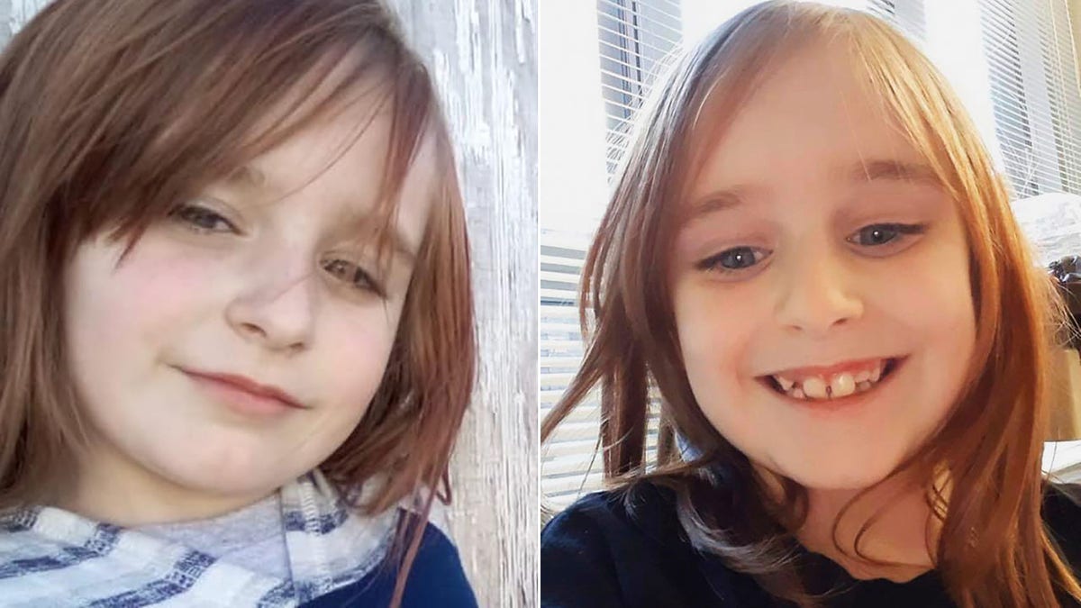 Investigators had circulated pictures of Faye in an effort to aid their search. The left photo is about the length of Faye's hair now, police said.