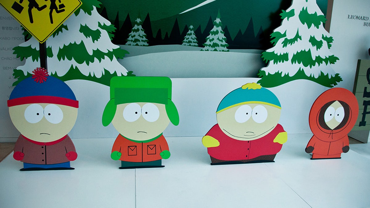 Stan Marsh, Kyle Broflovski, Eric Cartman and Kenny McCormick attend The Paley Center for Media presents special retrospective event honoring 20 seasons of 'South Park' at The Paley Center for Media on Sept. 1, 2016 in Beverly Hills, California.