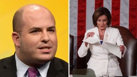 CNN's Brian Stelter praises Pelosi for ripping page from Trump's 'playbook' at State of the Union