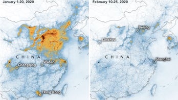 Over China, cornavirus coincides with plummet in nitrogen dioxide