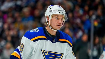 St. Louis Blues' Jay Bouwmeester hospitalized but in 'good spirits' after bench collapse