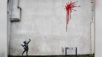 Banksy Valentine's Day artwork found on England home