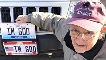 Kentucky to pay atheist $150G for rejecting 'IM GOD' license plate