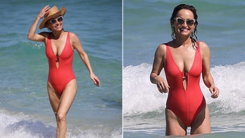 Giada de Laurentiis, 49, stuns on the beach in red swimsuit