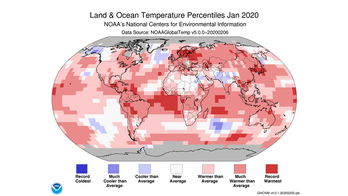 January 2020 was the hottest January on record, forecasters say