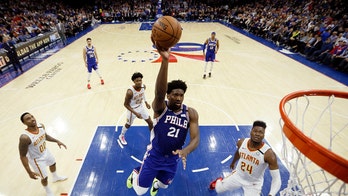 Embiid scores career-high 49, 76ers beat Hawks 129-112