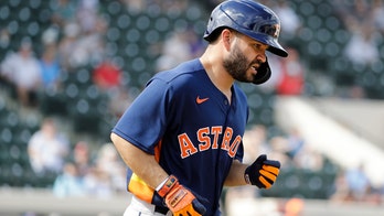 Altuve nicked by pitch, Astros stars booed on road vs Tigers