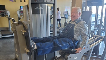 Man, 91, becomes 'internet sensation' for working out in overalls