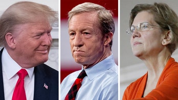 Trump mocks 'Pocahontas' Warren, 'Impeachment King' Steyer after poor showing in New Hampshire