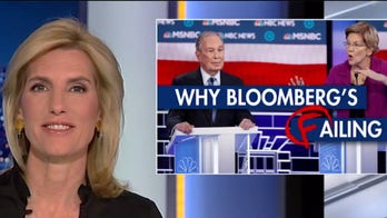 Laura Ingraham: Bloomberg 'trapped' in a Democratic Party that's too far left for him