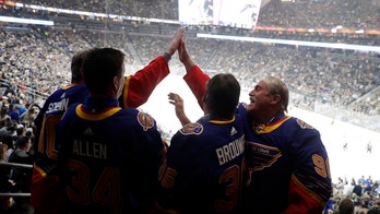 Blues leaning on dads during annual father's trip