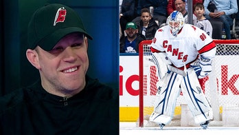 Zamboni driver wins NHL debut as Hurricanes' emergency goalie: I was thinking 'don't embarrass yourself'