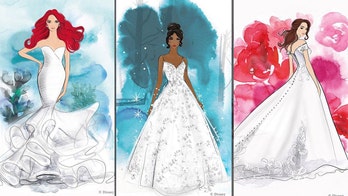 Disney unveils princess-inspired wedding dress line