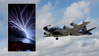 Rare weather phenomenon 'St. Elmo's Fire' captured by hurricane hunter aircraft in North Atlantic
