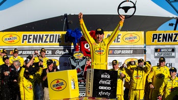 Joey Logano repeats at NASCAR Las Vegas race