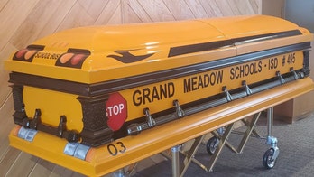Longtime Minnesota school bus driver gets special casket