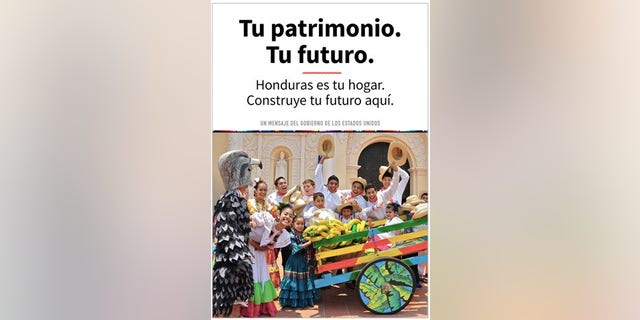 An advertisement in Tegucigalpa, Honduras. (Provided to Fox News).
