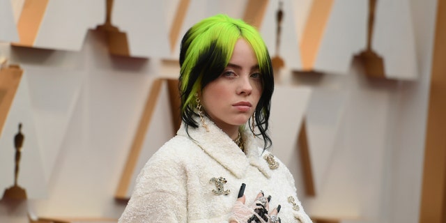 Billie Eilish arrives at the Oscars on Sunday, Feb. 9, 2020, at the Dolby Theatre in Los Angeles.