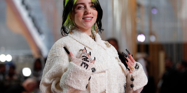 Billie Eilish recently opened up about her relationship with faith. (AP Photo/John Locher)