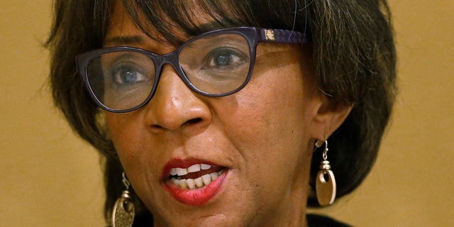 Los Angeles County District Attorney Jackie Lacey speaks in Salt Lake City, Sept. 27, 2018. (Attorney General)