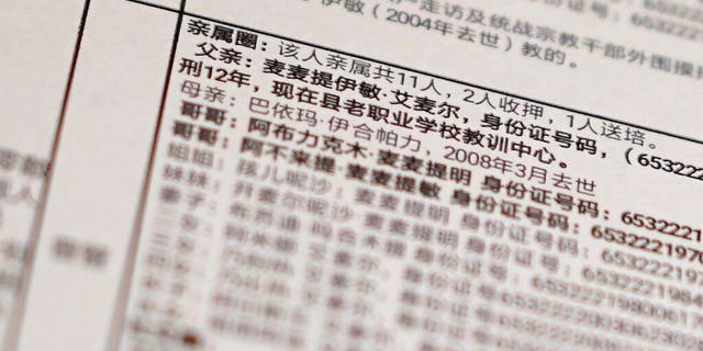 Database shows how China targets minority Uighur Muslims 1 The database offers the fullest and most personal view yet into how Chinese officials decided who to put into and let out of detention camps, as part of a massive crackdown that has locked away more than a million ethnic minorities.