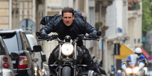 Tom Cruise in a scene from "Mission: Impossible - Fallout," the previous film in the franchise. (Chiabella James/Paramount Pictures and Skydance via AP)